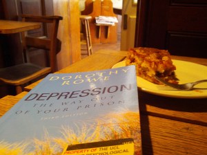 One of said excellent books on depression. I'd better return this book soon.