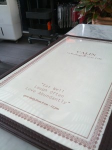 "Eat Well. Laugh Often. Love Abundantly."