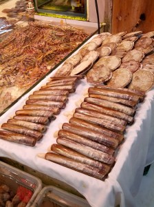 Fresh off the boat. Yum.