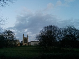 King's College - the postcard side.