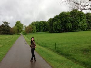 Me by the grazing fields, Blenheim Palace, Oxford