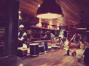 Sat at the counter. It was busy, as always. I think it was a Monday.