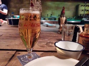 Cold beer to wash it down... #notanalcoholicpromise