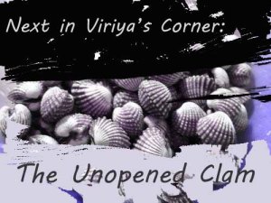 Unopened Clam Promo 2