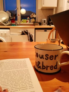 Reading in London, 2014.